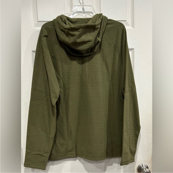 Mountain Hardwear Men's XL ummit Grid Hoodie Green Olive NWT Microgrid - Picture 3 of 10